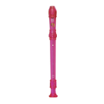 Flauta-Doce-Germanica-Soprano-Do-Rosa-Transparente-7651---Dolphin