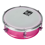 Tamborim-Aluminio-6-Samba-Music-55-Rosa-TBA-55-PK---PHX