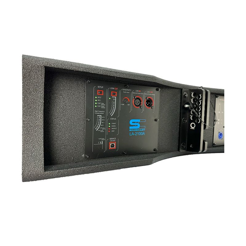Caixa-Ativa-Line-Array-2x10--Polegadas-1400W-LA-2100A-DSP---Soundcast-2