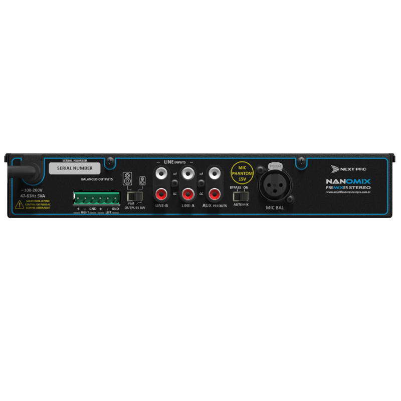 Pre-Amplificador-Com-AutoMix-PREMIXER-STEREO---Next-Pro-1