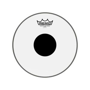 Pele Remo Controlled Sound Clear Transparente com Círculo Preto