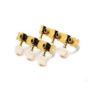 Tarraxa Dolphin para Violão 3+3 Tradicional Dourada com Pino Grosso