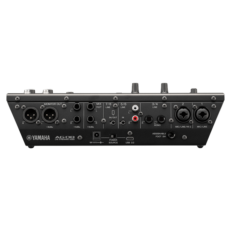 Mesa-de-Som-Para-Live-Streaming-Gaming-Ao-Vivo-AG-08-B---Yamaha-1