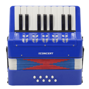 Acordeon Infantil 3 Baixos / 7 Botões Azul CA-8 BL - Concert