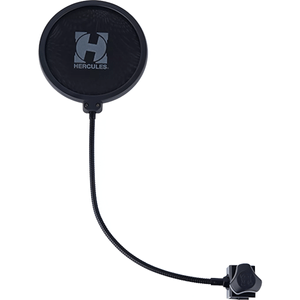 Filtro Pop Com Haste Para Microfone MH200-B - Hercules
