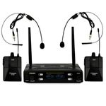 Microfone-Sem-Fio-Duplo-de-Cabeca-UHF-SD-28-BB---Soundrix-principal