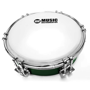Tamborim ABS Pele Leitosa Sem Capa Verde 81-ABS GR - PHX