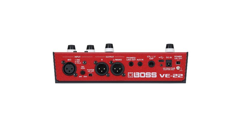 Pedal Processador Multi Efeitos VE-22 Vocal Performer - Boss
