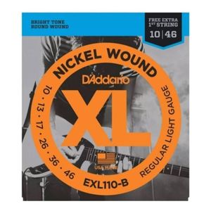 Encordoamento 010 Para Guitarra  EXl-110  - D'Addario