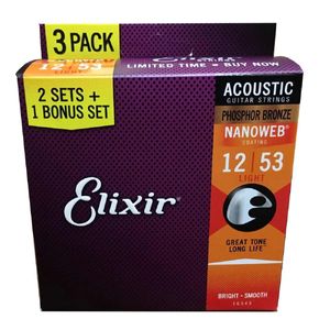 Corda Para Violão Aço 012 Light Phosphor Bronze - Elixir