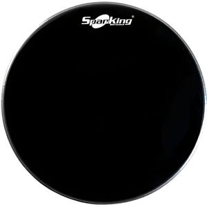 Pele 22" Resposta Para Bateria Drum Muffler Preta - Spanking