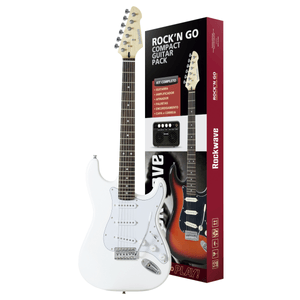Kit de Guitarra Stratocaster Branca RGK-50 WH - Rockwave