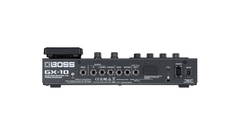 ギター boss GX-10 BOSS GX-10 | Processador de efeitos para Guitarra e Baixo