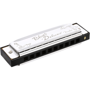 Gaita Diatônica Em D Blues Deluxe Harmonicas - Fender