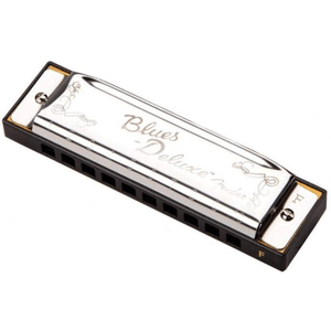 Gaita Diatônica Em F (Fá) Blues Deluxe Harmonicas - Fender
