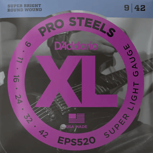 Encordoamento Para Guitarra 09-42 EPS-520 - D'Addario