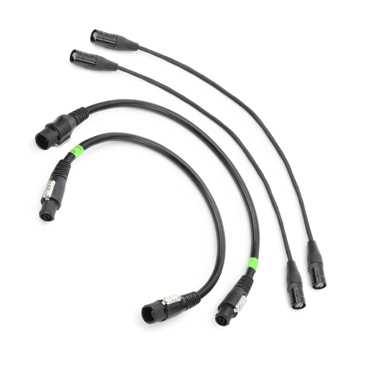 Kit Jumper Cabos PowerCON e EtherCON 60cm LA-KIT-J - QSC