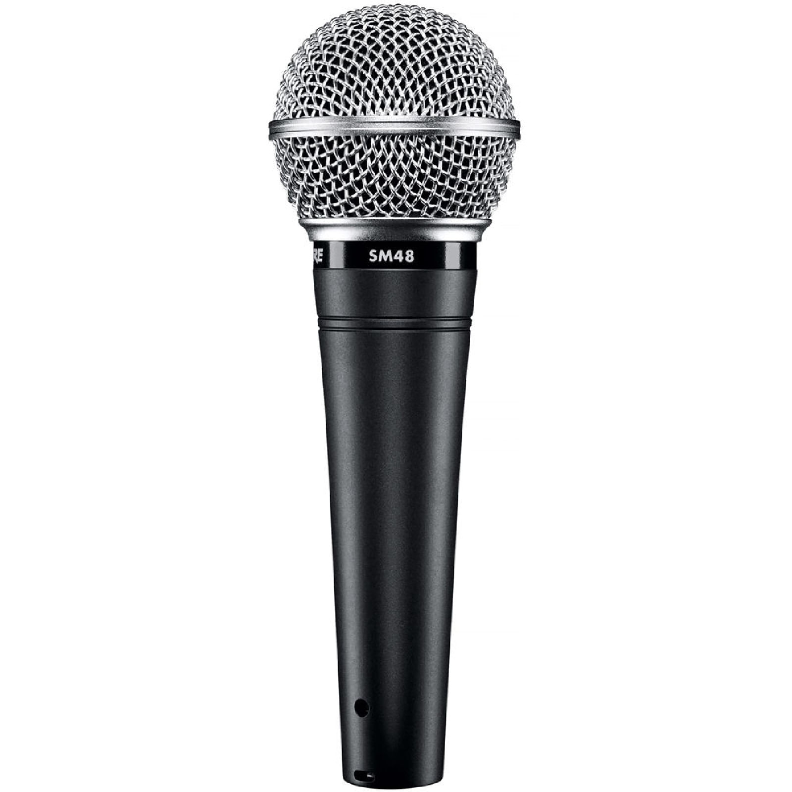 SHURE SM48 ダイナミックマイク 4本セット SHURE PGA48-XLR-J アンプ用スタンド・ケーブルセット ダイナミック