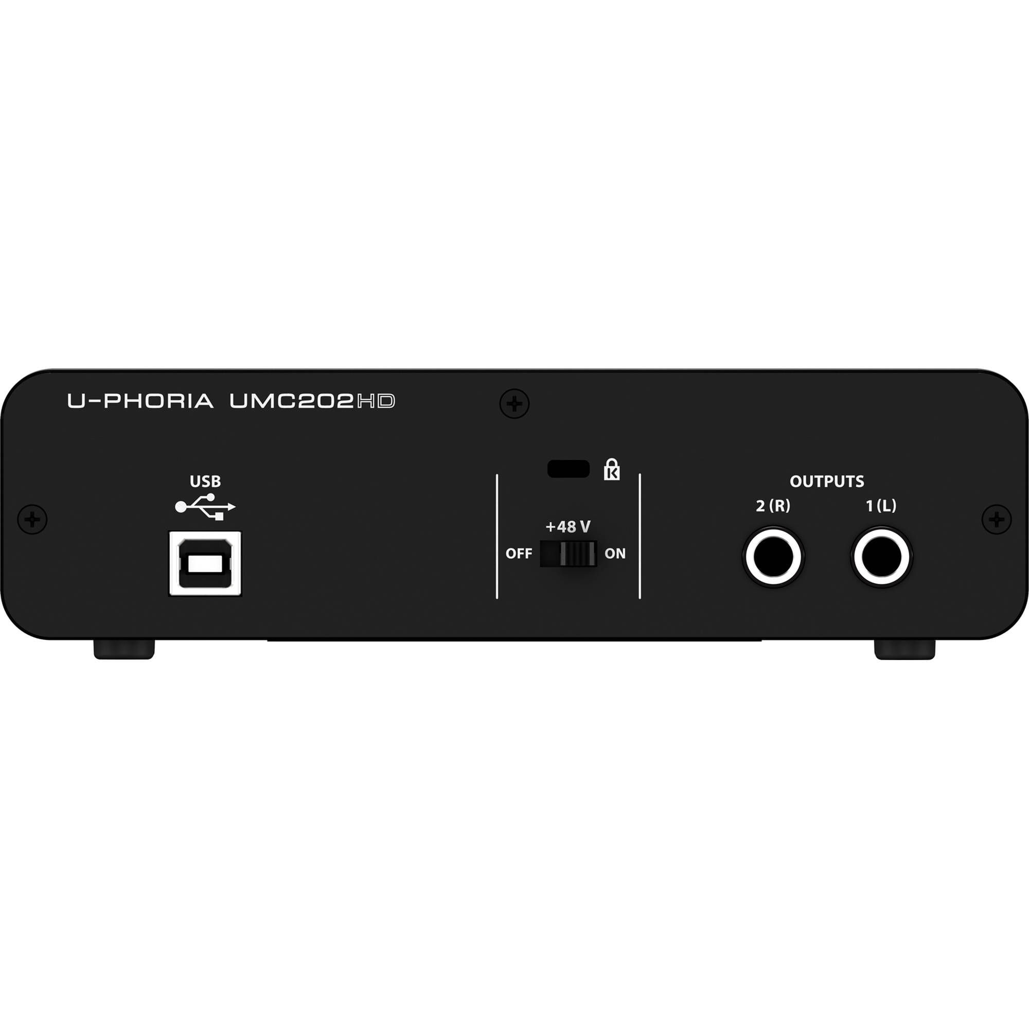 Interface de Áudio USB 2.0 U-Phoria UMC-202HD - Behringer