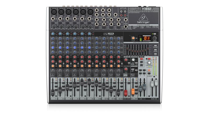 Mesa de Som Análogica Xenyx X-1832 USB - Behringer | 18 a 24