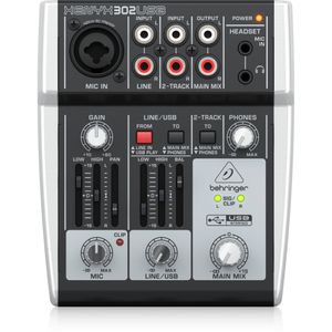 Mesa de Som Analógica USB Xenyx 302USB - Behringer