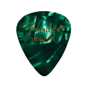 Palheta Premium Celuloide Green Moto Medium 351 - Fender