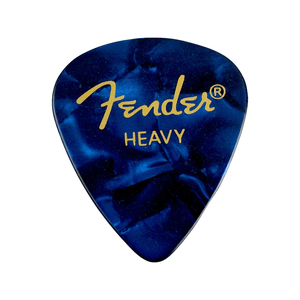 Palheta Premium Celuloide Blue Moto Heavy 351 - Fender