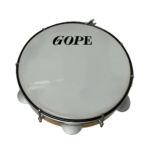 Pandeiro 12" Iniciante Envernizado Nylon 635-PE - Gope