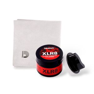 Kit Limpador E Lubrificante De Cordas D'Addario + Flanela Para Limpeza E Polimento De Microfibra D'Addario