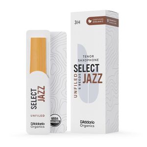 Palheta Saxofone Tenor D'Addario Organic Select Jazz