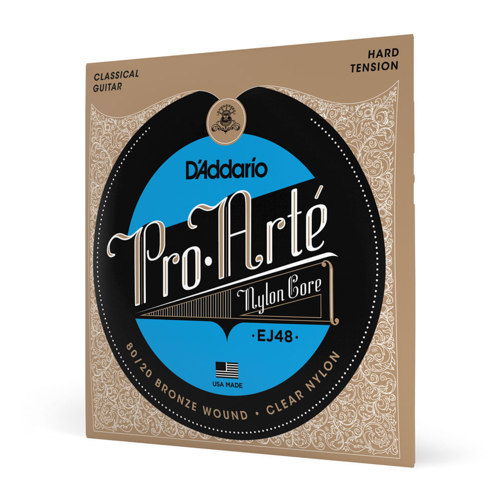 Encordoamento Para Violão Nylon DAddario Pro-Arté Nylon Core EJ48