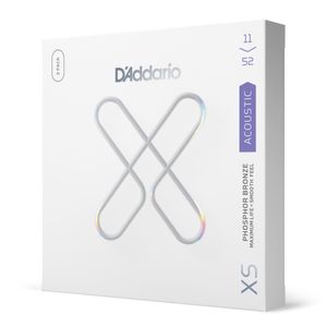 Encordoamento Para Violão Aço Revestido 11-52 Tensão Leve-Custom D'Addario XS Phosphor Bronze XSAPB1152