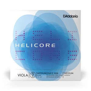 Corda Avulsa Para Viola De Arco RÉ Tensão Média D'Addario Helicore H412 MM