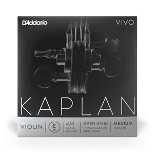 Corda Avulsa Para Violino MI Tensão Média D'Addario Kaplan Vivo KV311 4/4M