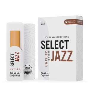 Palheta Saxofone Soprano D'Addario Organic Select Jazz
