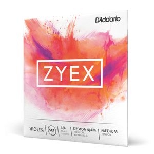 Encordoamento Para Violino Tensão Média DAddario Zyex DZ310A 4/4M