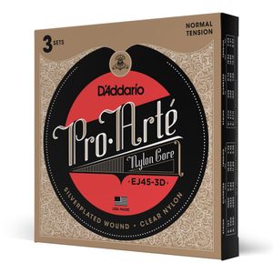 Encordoamento Para Violão Nylon D'Addario Pro-Arte Nylon Core EJ45