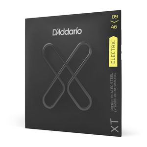 Encordoamento Para Guitarra Revestido 09-46 Tensão Extra-Leve/Média D'Addario XT Nickel XTE0946