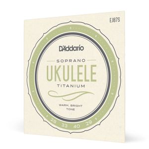 Encordoamento Para Ukulele Soprano D'Addario Pro-Arté Titanium EJ87S