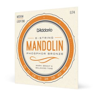 Encordoamento Para Bandolim 11-40 Laço D'Addario Phosphor Bronze EJ74