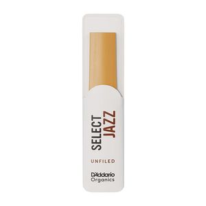 Palheta Saxofone Tenor 2H Unfiled (Unidade) DAddario Organic Select Jazz 25/ORRS01TSX2H-B25