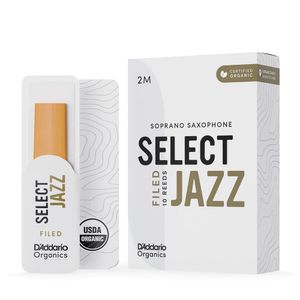 Palheta Saxofone Soprano D'Addario Organic Select Jazz