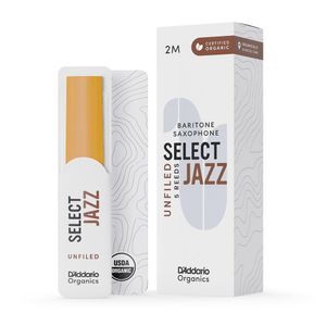 Palheta Saxofone Barítono D'Addario Organic Select Jazz