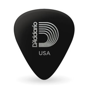 Palheta Para Instrumentos Preta D'Addario Celuloide