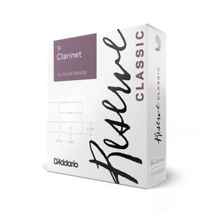 Palheta Clarineta Bb D'Addario Reserve Classic