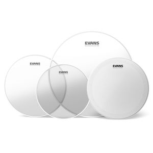 Kit De Peles Fusion G2 Transparente + 1 HD Dry Porosa 14' Evans EPP-G2HDD-F