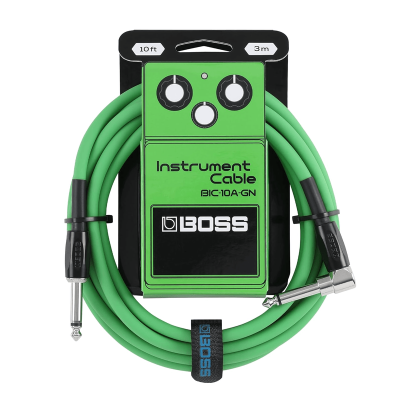 Cabo Para Instrumento P10 x P10L 3M Verde BIC-10A-GN - Boss.png