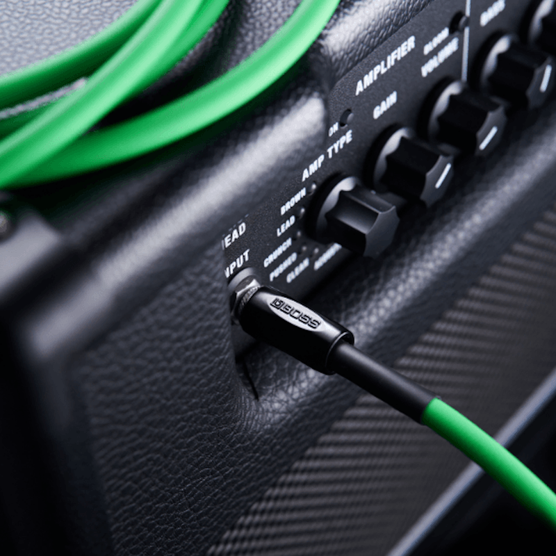 Cabo Para Instrumento P10 x P10L 3M Verde BIC-10A-GN - Boss-1.png