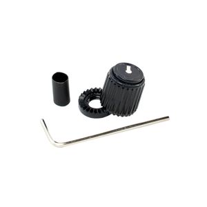 Knob De Plástico Para Instrumentos E Periféricos Pequeno Preto D'Addario LokNob PW-LNS-01B