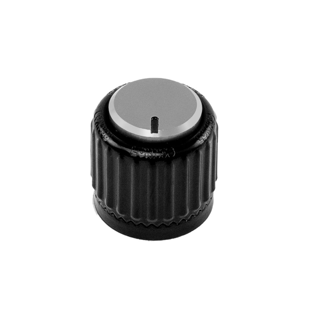 Knob De Plástico Para Instrumentos E Periféricos Grande Preto/Prata DAddario LokNob PW-LNL-01BS